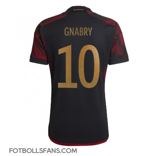 Tyskland Serge Gnabry #10 Replika Bortatröja VM 2022 Kortärmad